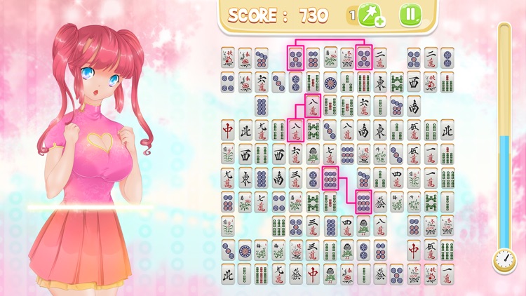 Mahjong Pretty Manga Girls screenshot-0