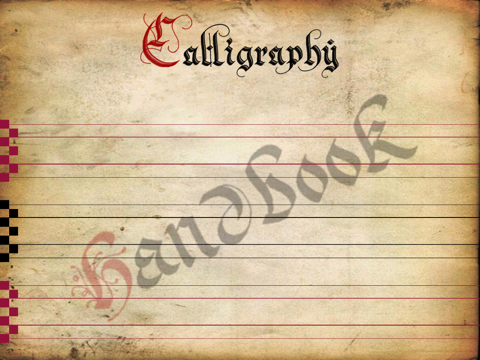 Screenshot #4 pour Calligraphy Handbook