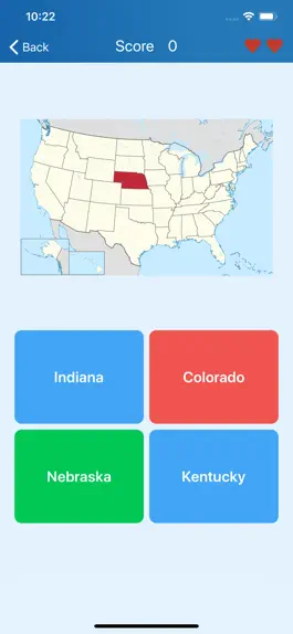 Game screenshot 50 US states - Quiz apk