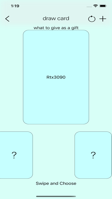 CardChoice Screenshot