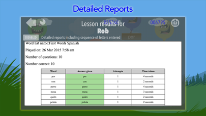 Sight Word Balloons Screenshot