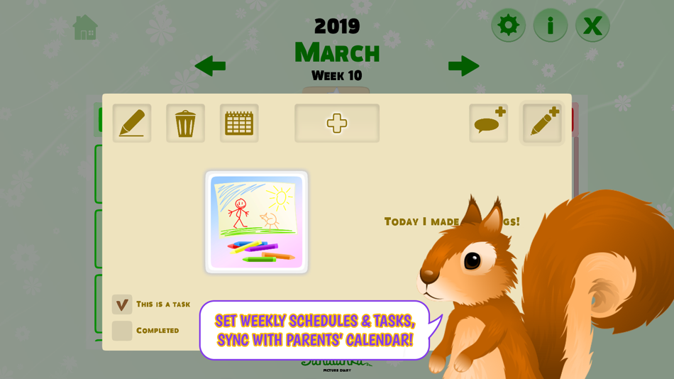 #5. My First Calendar (iOS) 由: MiTale Oy
