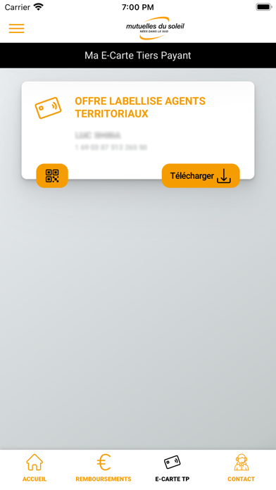 Mutuelles du Soleil Screenshot