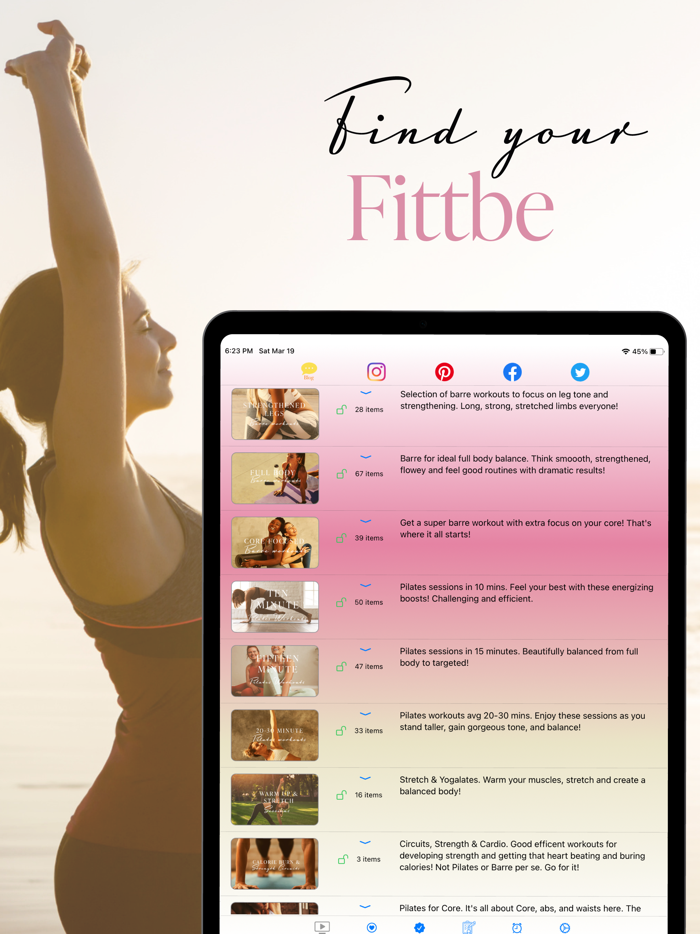 Barre Workouts by Fittbe