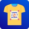 Mockup creator t-shirt design icon