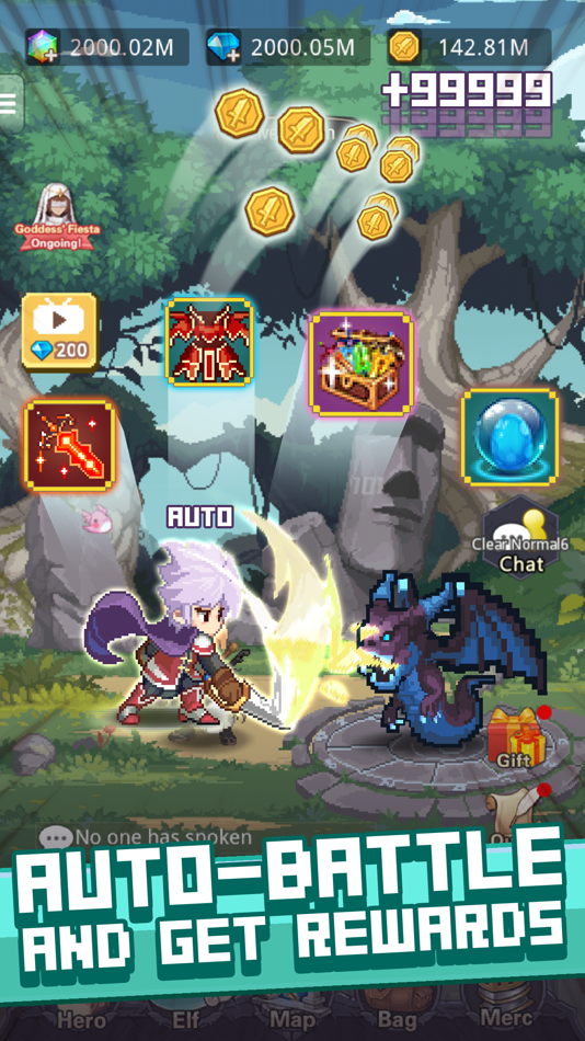 #3. Little Hero: Causal Idle RPG (iOS) โดย: GAMIND LIMITED