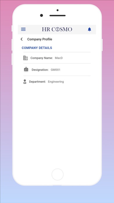 HR COSMO EMPLOYEE Screenshot