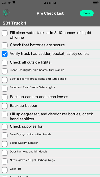 MyRoutePro - Bin Cleaning Screenshot