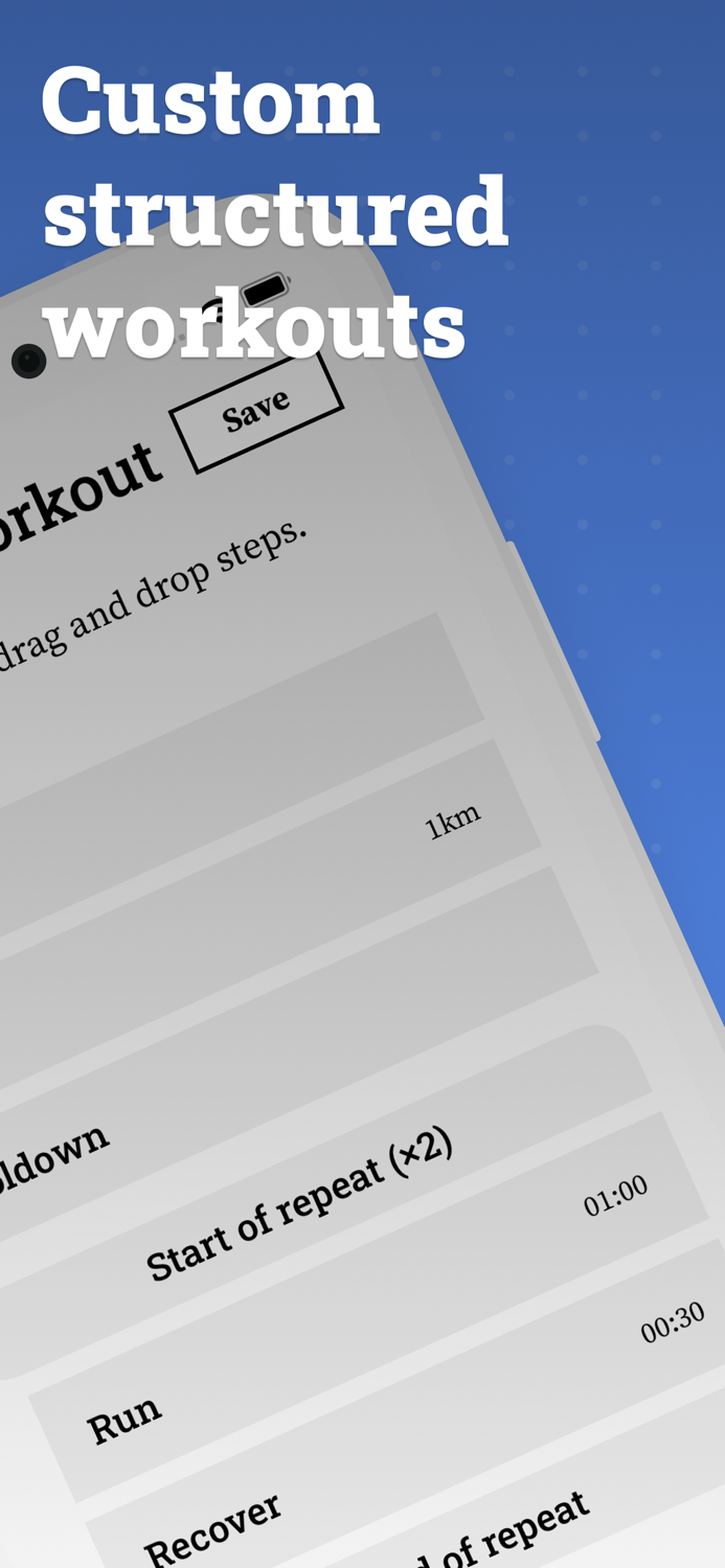 Watchletic Structured Workouts