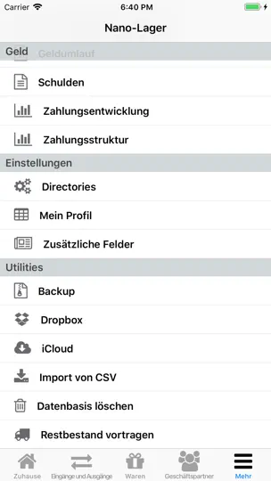 Screenshot von Der Nano-Lager auf dem iPhone 7