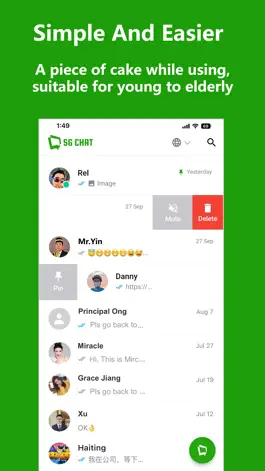 Game screenshot SG Chat apk