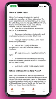 sema fest iphone screenshot 4