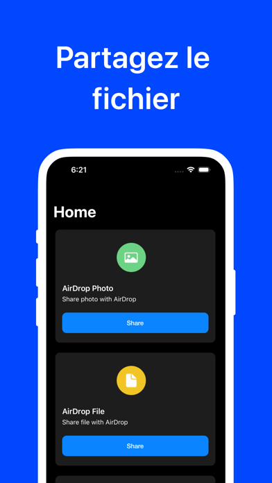 Screenshot #2 pour Fichier partager pour airdrop