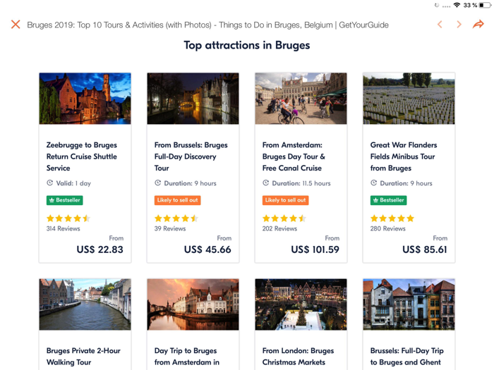 Bruges Travel Guide .