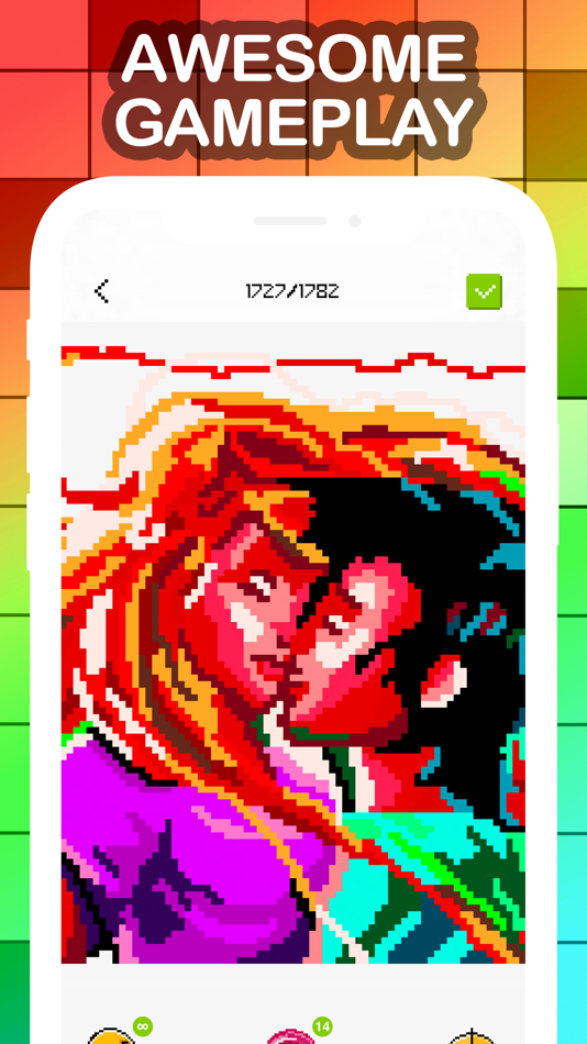 #7. Magico: Fun Pixel Art Coloring (iOS) 由: Vadim Gladkikh