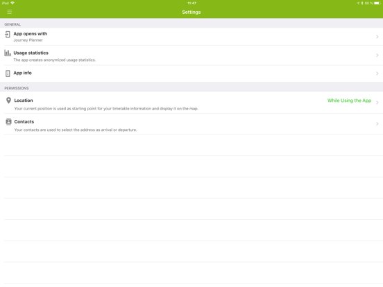 Iarnród Éireann – Irish Rail iPad screenshot
