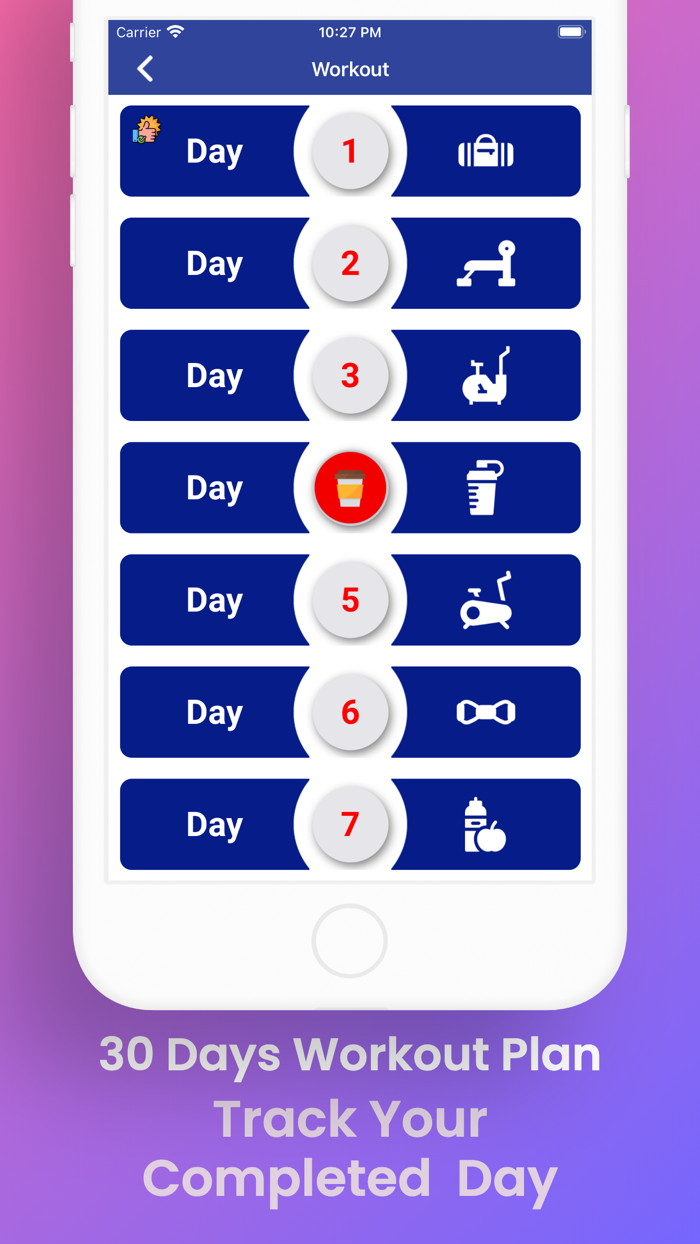 30 Day Workout - Home Fitness