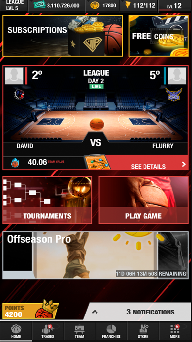 Basketball Fantasy Manager 24 Screenshot