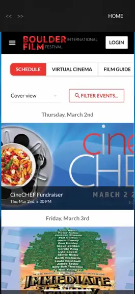 Game screenshot Boulder Film Festival apk