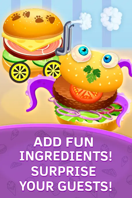 Burger Chef. Baby Kitchen Game