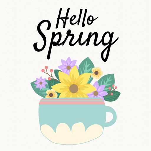 Hello Spring - Hand Drawn icon