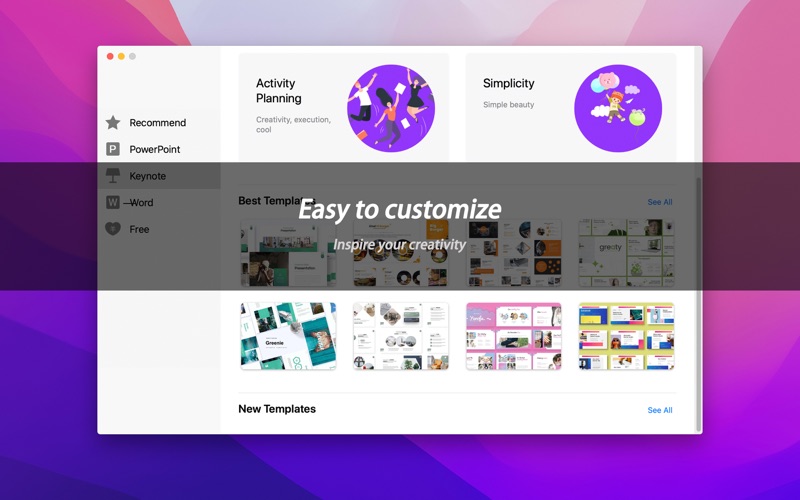 Screenshot #1 pour TemplateHub - Massive Template