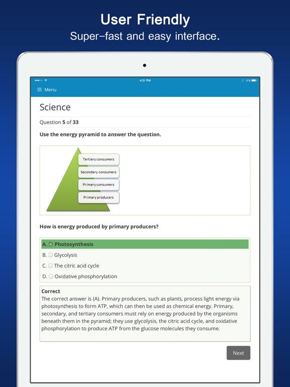 Screenshot #5 pour GED® Test Prep
