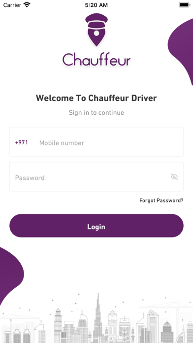Chauffeur Driver Screenshot