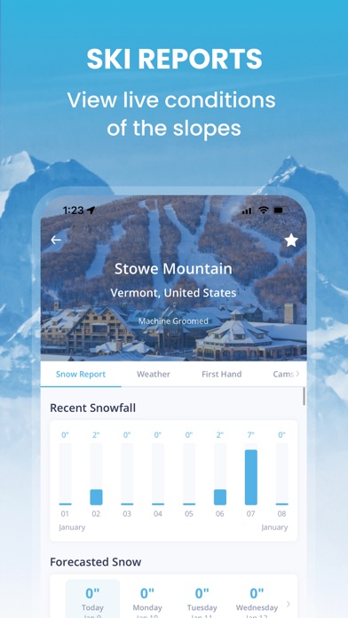 OnTheSnow Ski & Snow Report Screenshot