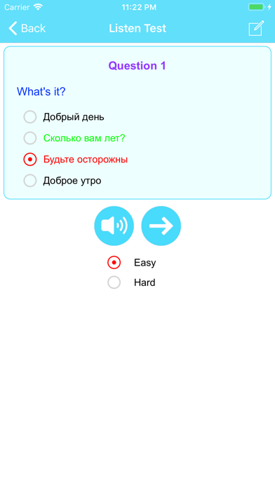 Learn Russian Phrases Lite Screenshot