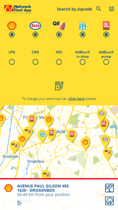 Network Fleet App Screenshot