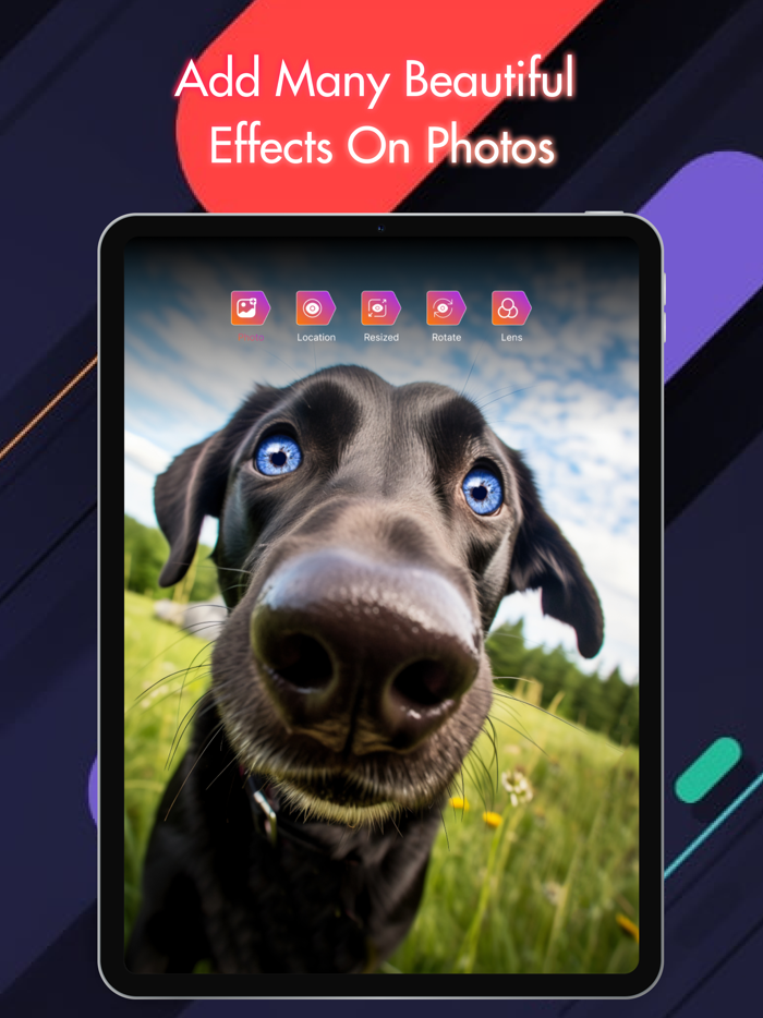 Red eye corrector  Eye lense