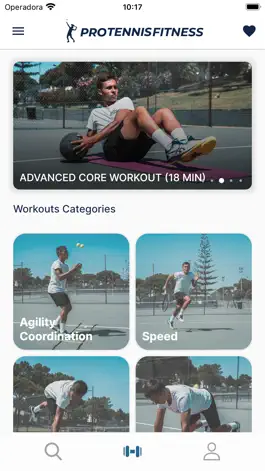 Game screenshot ProTennisFitness apk