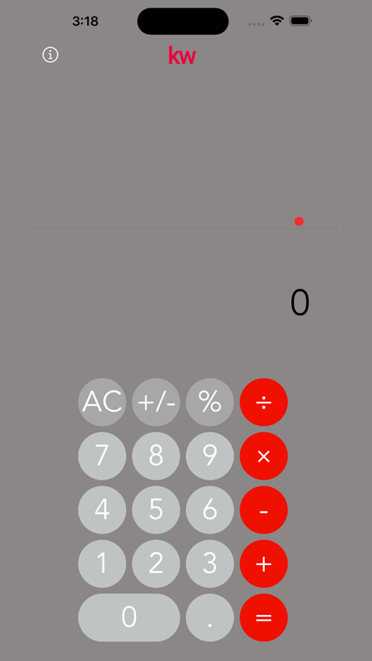 KW Calculator (iOS) 由: Juan Pablo Ocampo KW Calculator (iOS) 由: Juan Pablo Ocampo