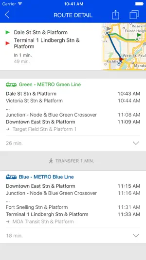 ezTransit Minneapolis Metro screenshot 4