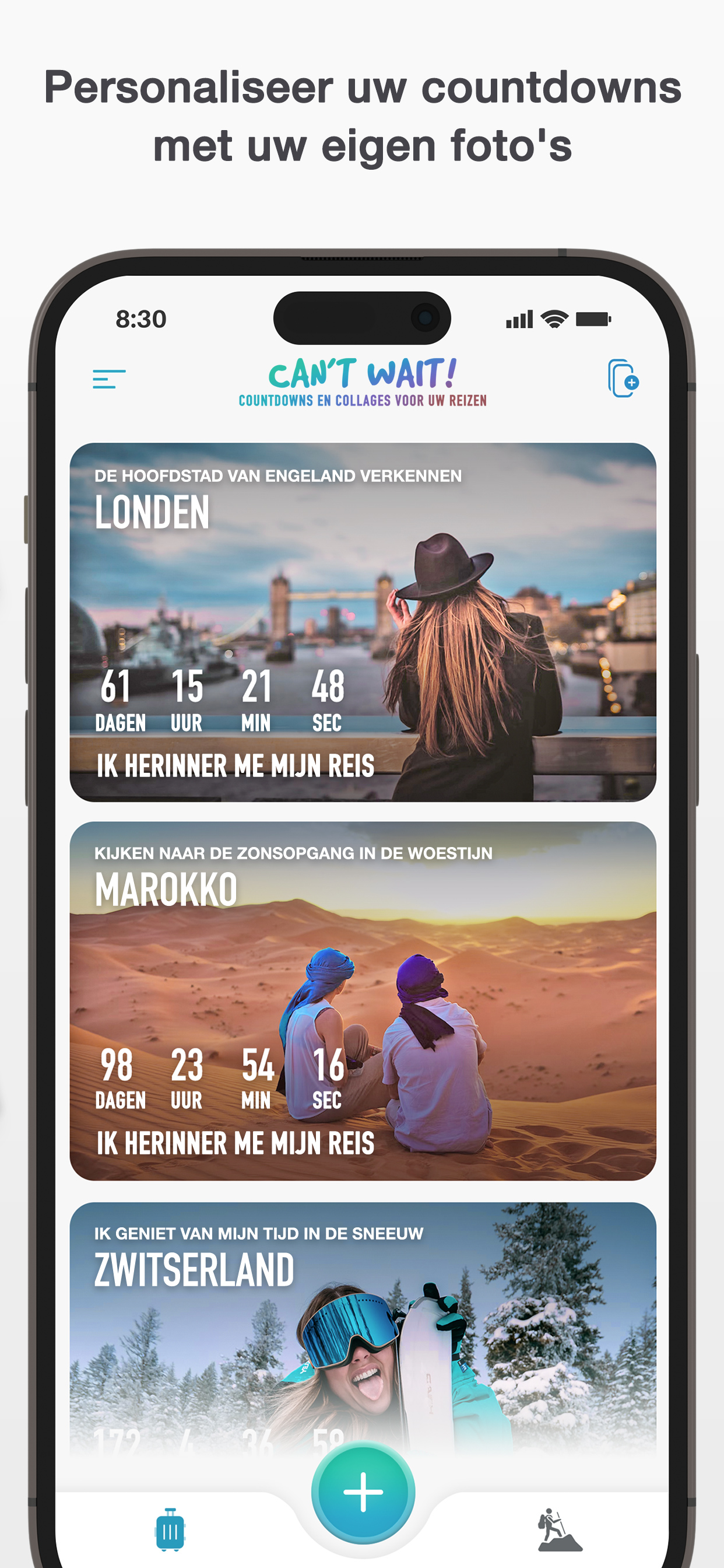 Vakantie Aftellen en Collages