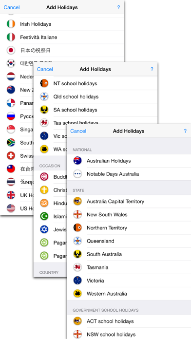 Australian Holidays 2024-2025 Screenshot