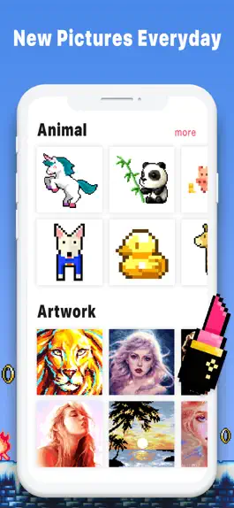 Game screenshot Pixel Art Book：Color By Number apk