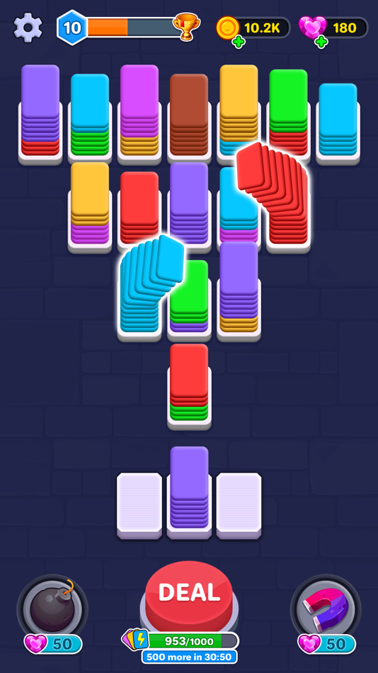 Card Shuffle: Color Sorting 3D - 1.7 - (iOS)