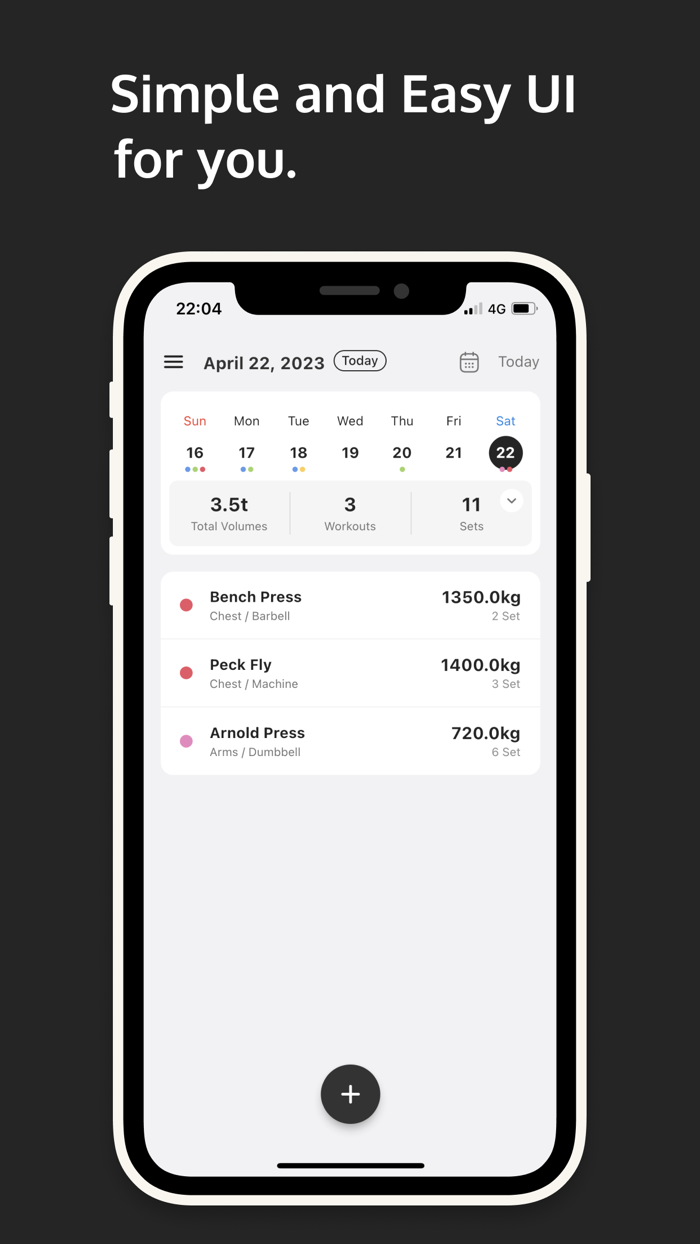 Simple Workout Log and Tracker