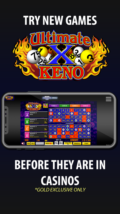 Video Keno Mobile Games Screenshot