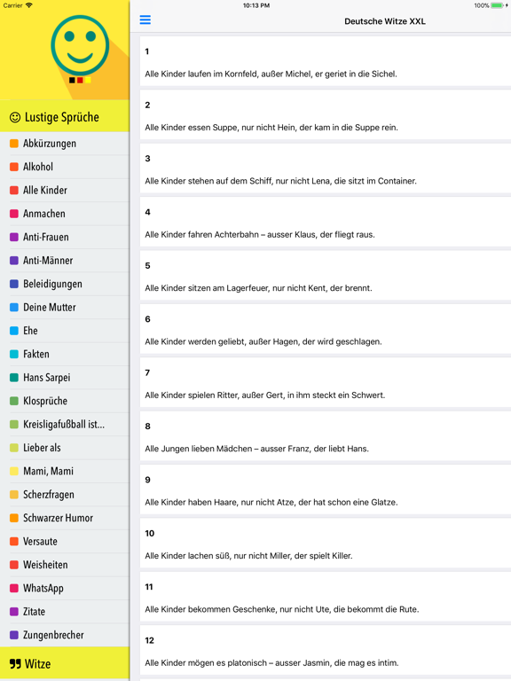 Screenshot #4 pour Deutsche Witze XXL