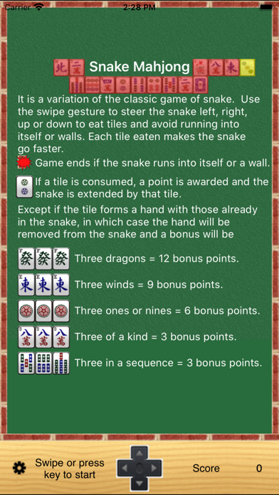 Snake Mahjongのおすすめ画像1