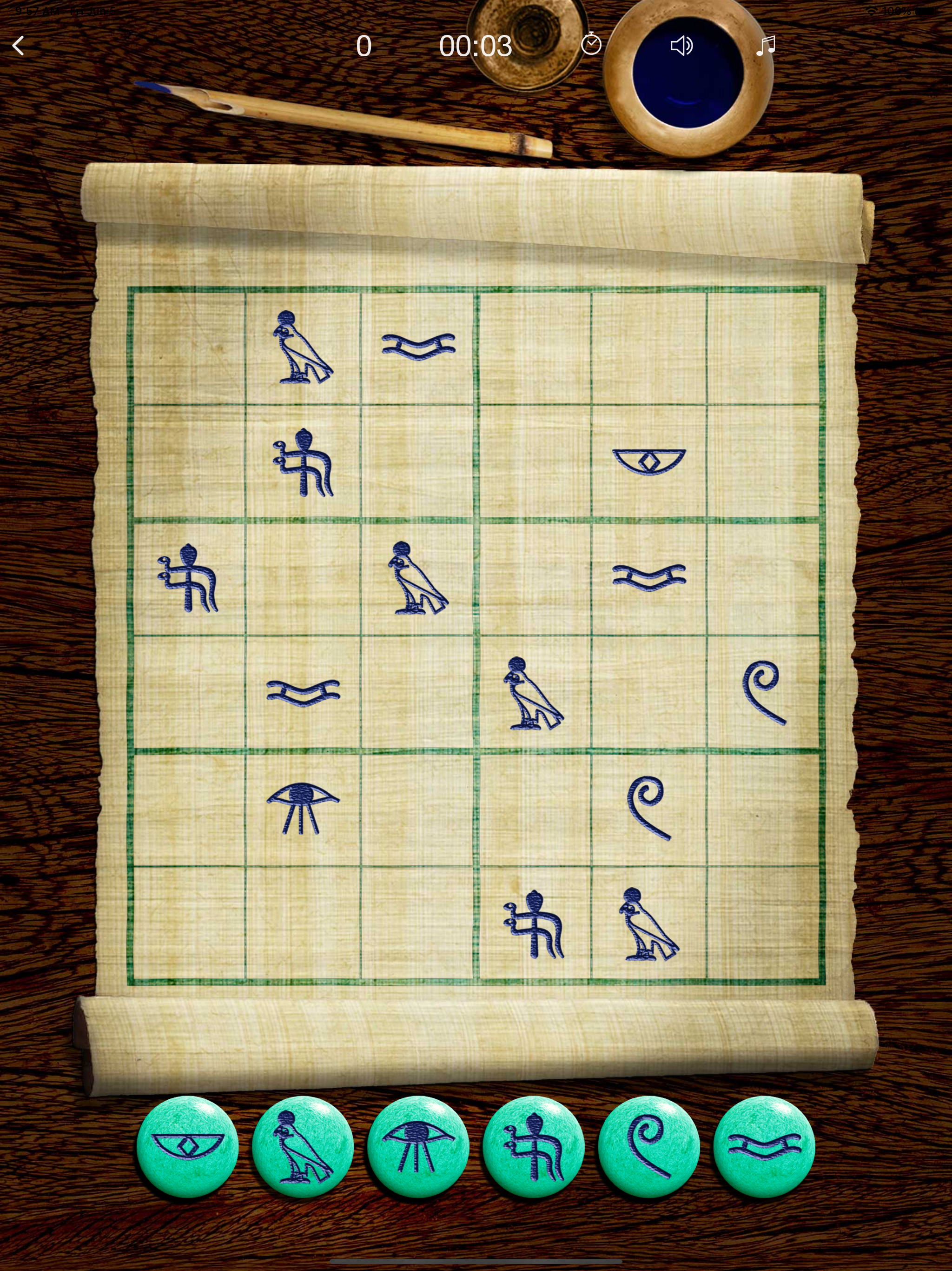 Sudoku Wiz: Hieroglyphics