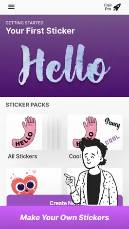Game screenshot Flair: Sticker Design Maker mod apk