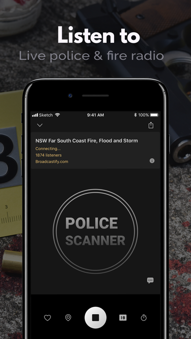 Police Scanner, Fire Radioのおすすめ画像1