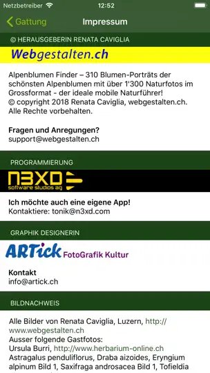 Screenshot von Alpenblumen Finder Europa auf dem iPhone 10