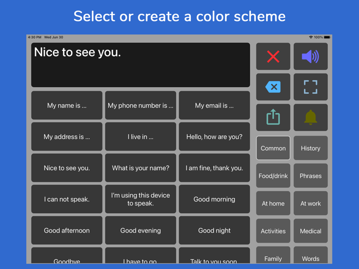 Speech Assistant AAC
