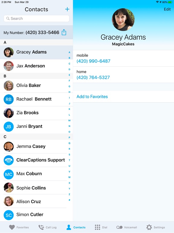 ClearCaptions Mobile iPad screenshot 2 - Utilities app