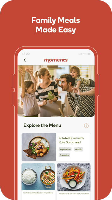 Moments Meals Screenshot